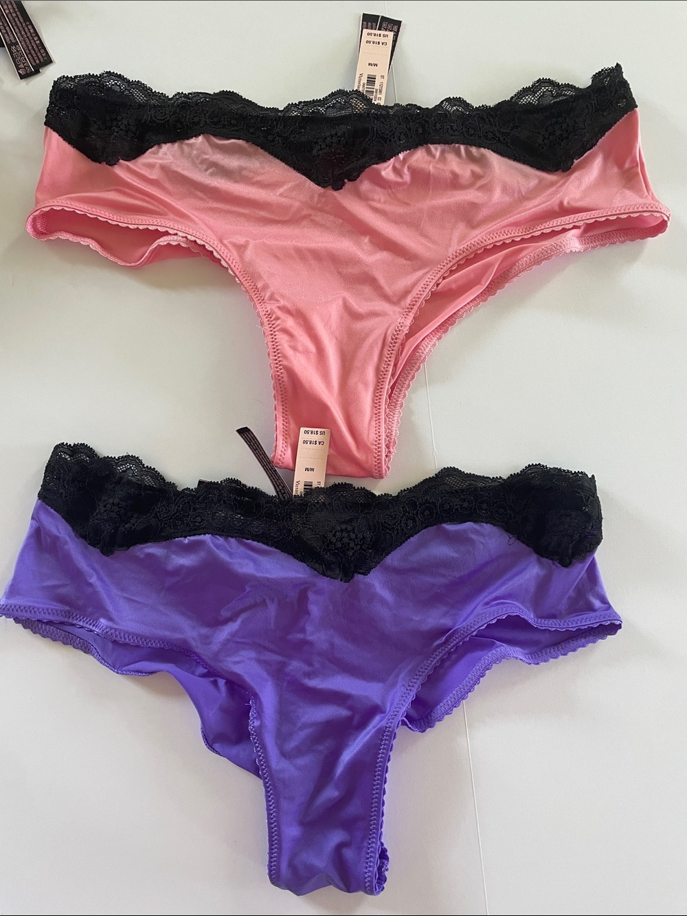 NWT 4 Victorias Secret Very Sexy Push Up 34 B 2 Panties Medium - Picture 5 of 9